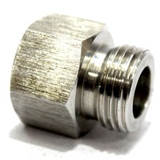 SS Adapter Equal  Hex Male/Female Commercial Stainless Steel 202.